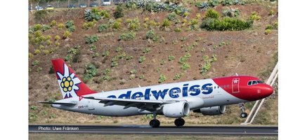 Airbus A320 Edelweiss Air Updated colors 
